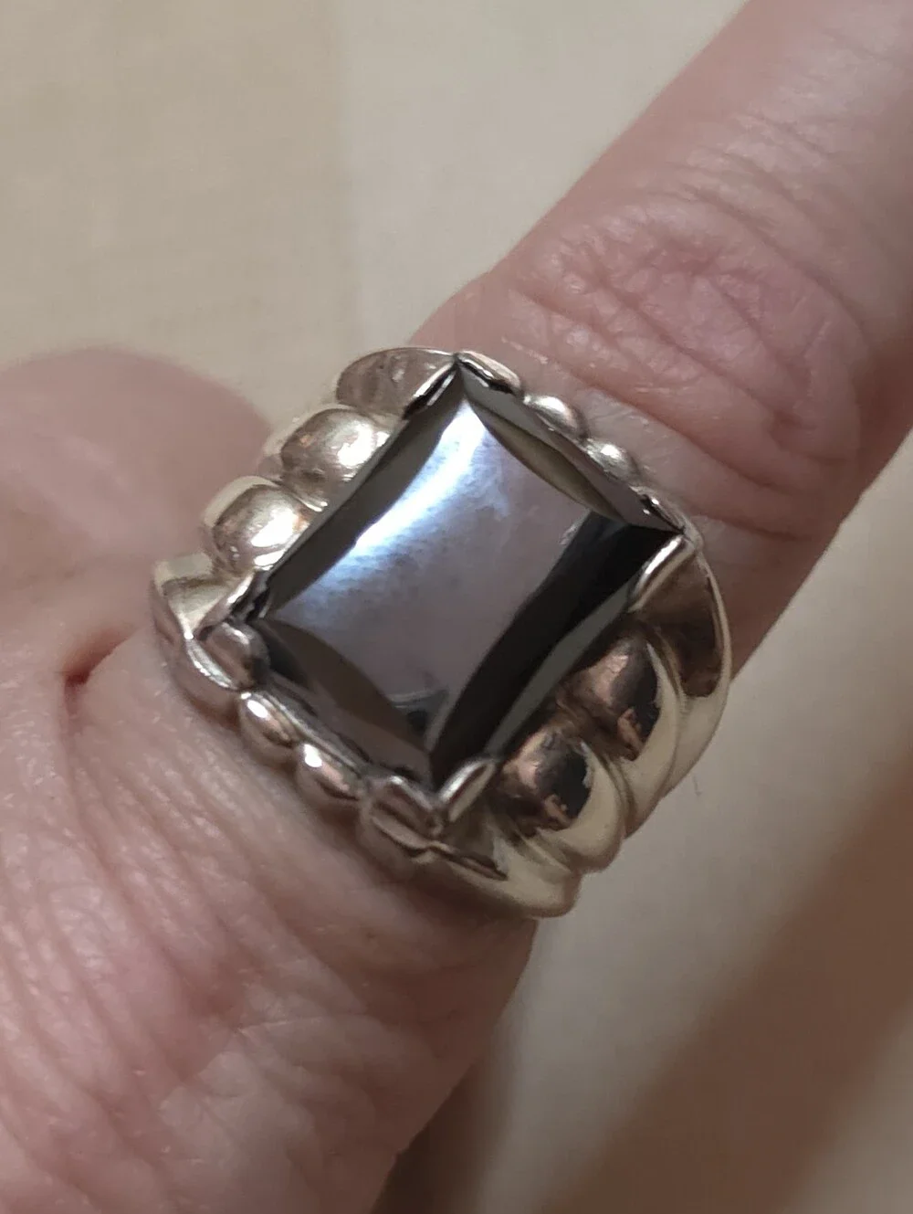 LOT OF 3 MENS DESIGNER STERLING 925 SILVER RINGS